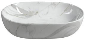 Sapho - Umývadlo na dosku DALMA 59x42 cm keramika/Carrara