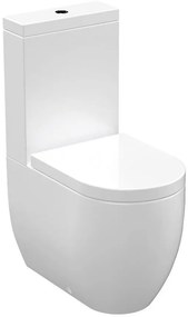 Kerasan Kerasan, FLO WC kombi misa 36x60cm, spodný/zadný odpad, biela, 311701