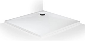 Roth Štvorcová sprchová vanička z liateho mramoru MARMO NEO SQUARE-S ROTH-Variant: rozmery: 80x80 cm - (MARMO NEO SQUARE-S 800 - MAN SQ 080080 2E)