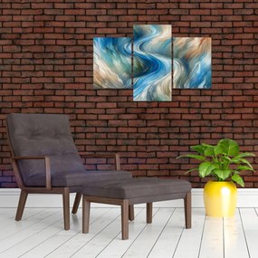 Obraz - Abstraktný prúd (90x60 cm)
