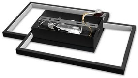 LED stmievateľné stropné svietidlo 45W/230V 3000-6500K čierne + diaľkový ovládač