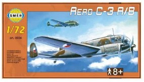 Model Aero C-3 A/B 1:72 29,5x16,6cm v krabici 34x19x5,5cm