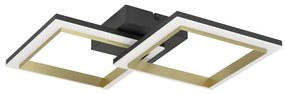 Eglo 901225-LED Stmievateľné stropné svietidlo CALLIERA LED/18,4W/230V čierna/zlatá