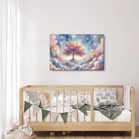 Obraz – Strom života v oblakoch (90x60 cm)