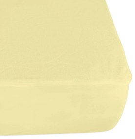 DETSKÉ NEPRIEPUSTNÉ JERSEY PRESTIERADLO SG 019 60X120 CM KRÉMOVÁ