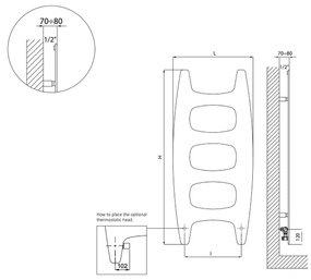 Cordivari Movie - Radiátor 1130x510 mm, biela lesklá 3540806100002 R01