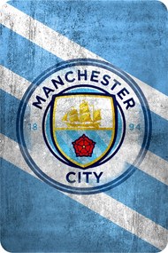 Manchester City FC - textilná nálepka na stenu