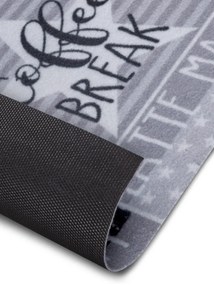Hanse Home, Behúň Cook & Clean 105723 Grey Black White, 50x150, šedá, kuchyňa