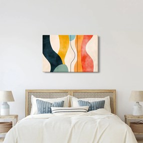 Obraz - Minimalistická farebná ilustrácia II. (90x60 cm)