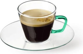 SIMAX PRESSO COLOUR POHÁR S PODŠÁLKOU 80ML SADA 4KS