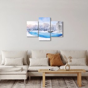 Obraz - Ľadové jazero (90x60 cm)
