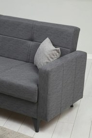 Rozkladacia pohovka Polya 3 Dark Grey