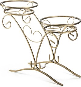 STOJAN NA KVETINÁČ AVERY 49X66 CM ZLATÁ