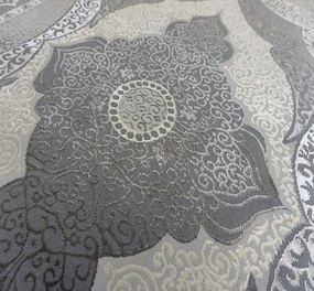 BE Koberec Allianz 6302 GREY – sivý obdĺžnikový Rozmer: 280x370 cm