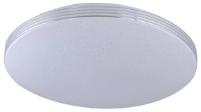 RABALUX Stropné svietidlo LED s pruhmi OSCAR, 36 W, denné biele, 53 cm, okrúhle