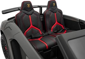 Detské elektrické autíčko Lamborghini Aventador SV 24 V sivé