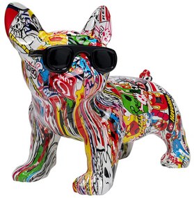 Comic Dog Glasses dekoračná socha psa 25cm