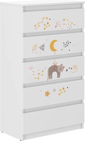 Wooden Toys Detská komoda R-5 KOTEK