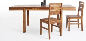 Jedálenský set - stôl z masívu rozkladací Las Palmas 120-200cm + 4 stoličky Las Palmas