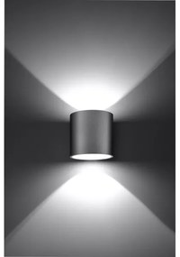 Sollux SL.0049 - Nástenné svietidlo ORBIS 1 1xG9/40W/230V šedá