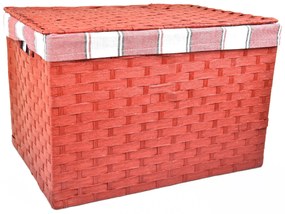 Úložný box s vekom červený Rozmery (cm): 43x32, v. 30