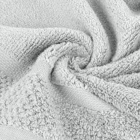 BAVLNENÝ UTERÁK VILIA 50X90 CM STRIEBORNÁ