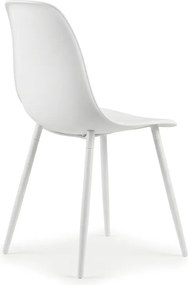 Jedálenská stolička OSAKA plastová, biela