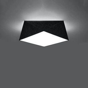 Sollux Lighting Stropné svietidlo HEXA 35 čierne