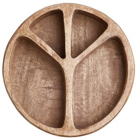 PEACE Miska na snack z mangového dreva 22 cm