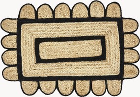 Ručne vyrobená jutová rohožka Denta