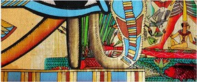 Obraz s egyptskými motívmi (120x50 cm)