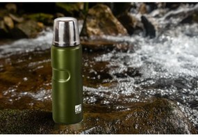 Termofľaša G21 na pitie, 500 ml, khaki zelená 60022402