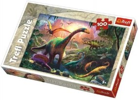 Trefl Puzzle Dinosaury 100 dielov 41x27,5cm