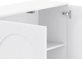 Komoda Arco 204 cm bílá