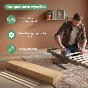 Zdvíhací kovový rošt do postele PLUS 160x200 cm