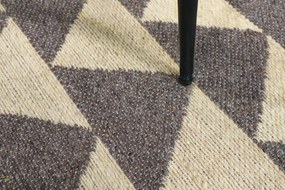 Mujkoberec Original, Ručne tkaný voňavý kusový koberec Vetiver 01, 120x170, béžová, exteriér