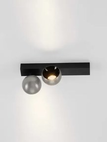 LED stmievateľné nikel moderné stropné svietidlo Lusa