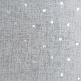 ZÁCLONA NA KRÚŽKOCH GINA 140X250 CM BIELA