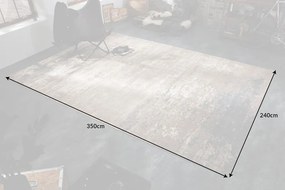 Koberec Modern Art 350x240cm šedá béžová