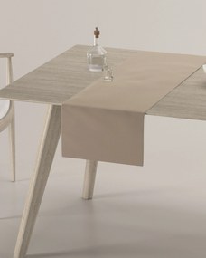 Štóla na stôl farba produktu béžová látka lesklá, zamatová