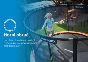 Marimex | Trampolína Marimex Premium 457 cm + vnútorná ochranná sieť + schodíky ZADARMO | 19000114