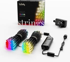 Twinkly TWS250SPP-BEU - LED RGB Vonkajšia svetelná reťaz 250xLED 23,5m IP44 Wi-Fi