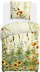 SATÉNOVÉ OBLIEČKY SATYNLOVE PREMIUM 140X200 CM, 1KS 70X80 CM KVETY