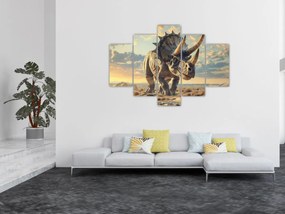Obraz - Triceratops (150x105 cm)