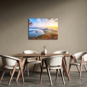 Obraz - Bledské jazero (70x50 cm)