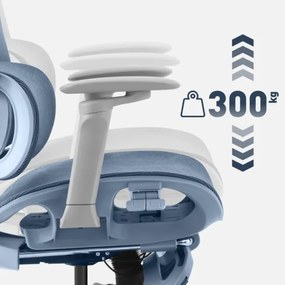 Masážne kancelárske kreslo Visioner 8.3 sivé