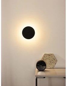 Lucide 46201/06/30 - LED Nástenné svietidlo EKLYPS LED/7W/230V čierna
