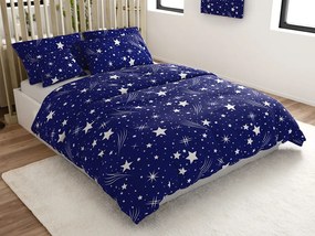 Obliečky z mikrovlákna NOČNÁ OBLOHA modré Rozmer obliečky: 70 x 90 cm | 140 x 220 cm