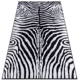 Koberec MIRO 51331.803 zebra, čierny / biely