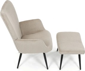 Relaxačné kreslo s podnožou AK-L7285 Farba: Ružová